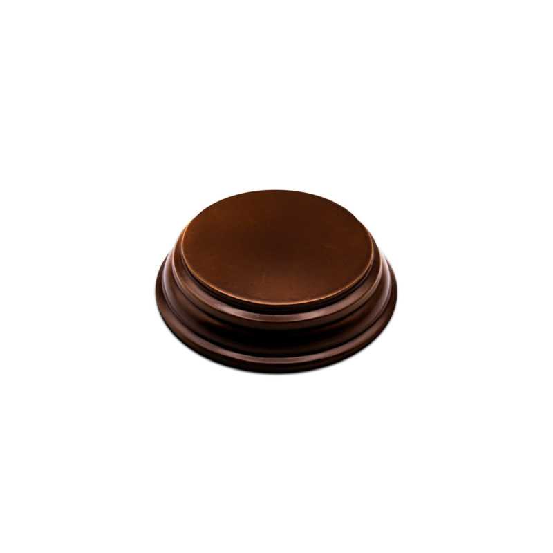 Base de Madera Redonda 4x4 cm - Avellana