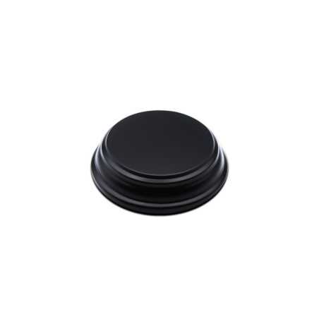 Base de Madera Redonda 4x4 cm - Negra