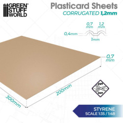 Plancha Plasticard - Ondulado