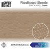 Plancha Plasticard - Pared de Ladrillo 3mm
