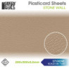 Plancha Plasticard - Muro de Piedra