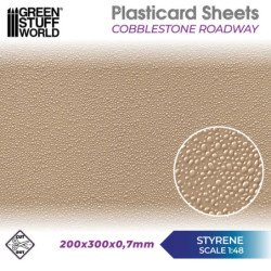 Plancha Plasticard - Calzada Empedrada