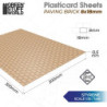Plancha Plasticard - Adoquines 8x18mm