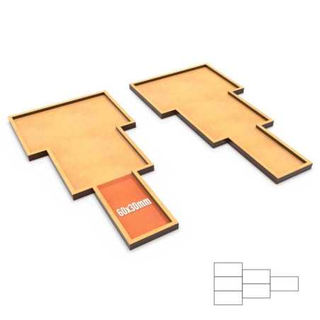 Bandejas de Movimiento DM Old World 180x90mm 1x2x3