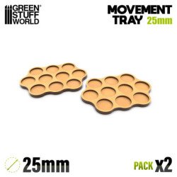 Bandejas de Movimiento DM - Skirmish AOS 28.5mm 5x1