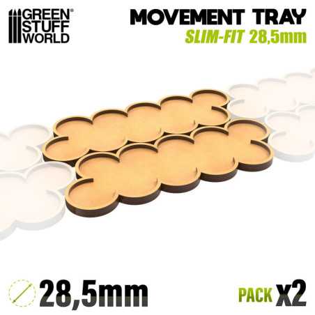 Bandejas de Movimiento DM - SlimFit AOS 28.5mm