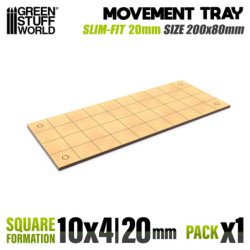 Peanas DM - Rectangulares 100x50mm