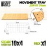 Bandejas de Movimiento DM - Slimfit Cuadradas 200x80mm