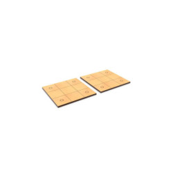 Bandejas de Movimiento DM - Slimfit Cuadradas 75x75mm