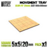 Bandejas de Movimiento DM - Slimfit Cuadradas 100x100mm