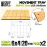 Bandejas de Movimiento DM - Slimfit Cuadradas 120x80mm