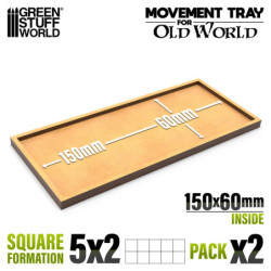 Bandejas de Movimiento DM 150x60mm