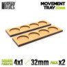 Bandejas de Movimiento DM 32mm 4x1 - Hostigador Filas