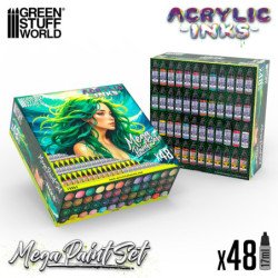 Mega Set de Tintas Acrílicas Dipping Inks