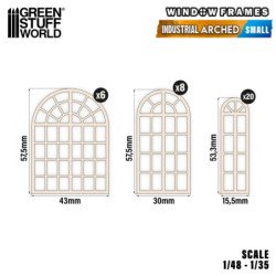 Ventanas Industriales en arco - Pequeñas