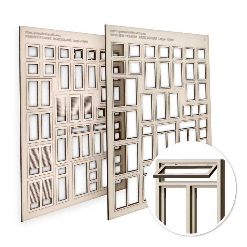 Ventanas Cuadradas Básicas - Grandes