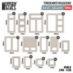 Ventanas Cuadradas Básicas - Grandes