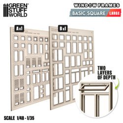 Ventanas Cuadradas Básicas - Grandes