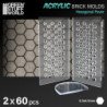 Moldes Acrilicos - Adoquin hexagonal