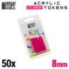 Token Cubos - Rosa 8mm