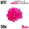 Token Cubos - Rosa 8mm