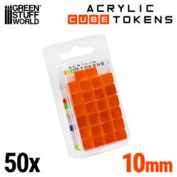 Token Cubos - Naranja 10mm