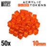 Token Cubos - Naranja 10mm