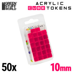 Token Cubos - Rosa 10mm