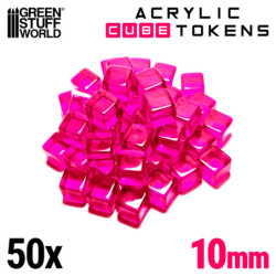 Token Cubos - Rosa 10mm