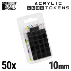 Token Cubos - Negro 10mm