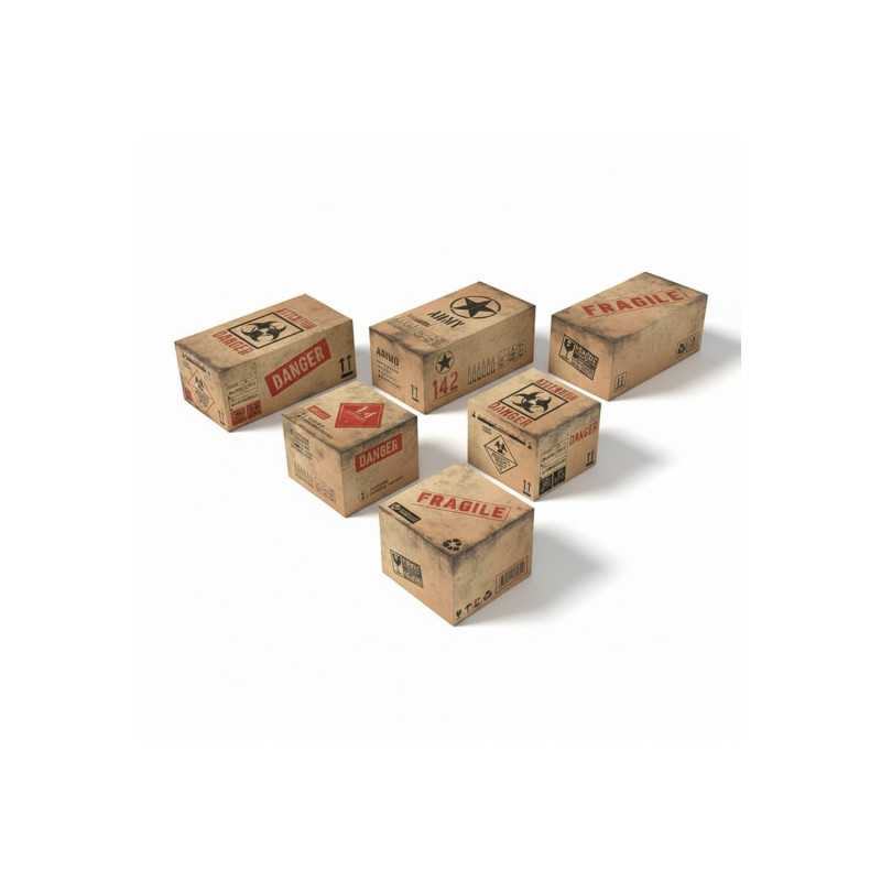 Cajas en Miniatura Impresas - Grandes