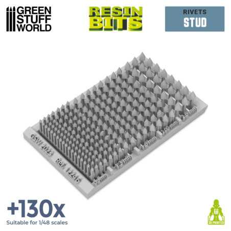 Set impreso en 3D - Remaches Pincho 1:48-1:35