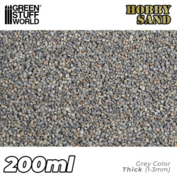 Arena Modelismo Gruesa 200ml - Gris Oscuro