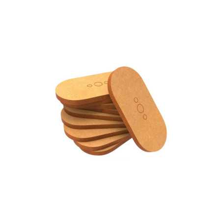 Peanas DM - Ovaladas 25x50mm