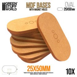 Peanas DM - Ovaladas 25x50mm