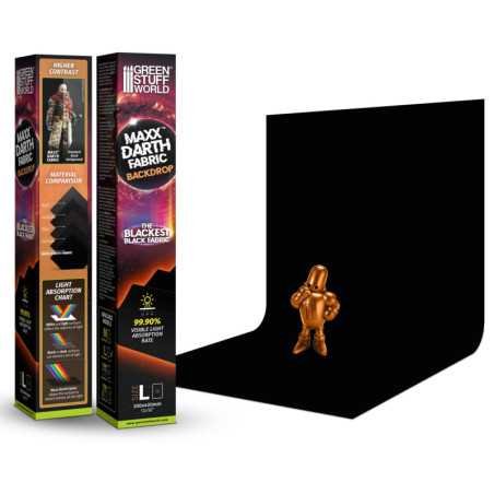 Fondo de fotografía Negro Maxx Darth 300x400mm