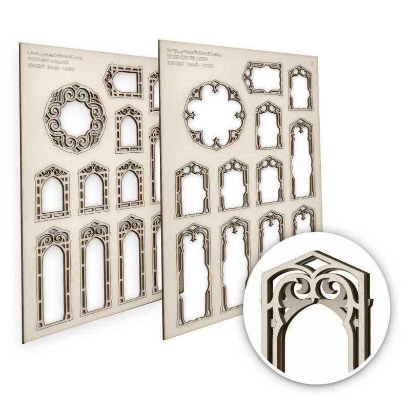 Ventanas Caballeros Medievales - Pequeño