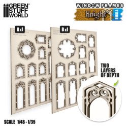 Ventanas Caballeros Medievales - Pequeño
