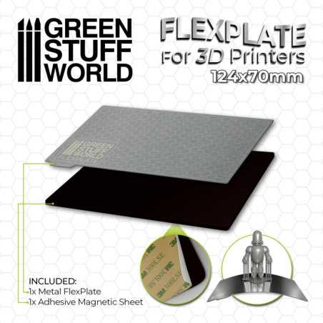 Placas flexibles para impresoras 3D - 124x70mm