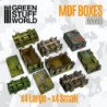 Cajas de Madera Rectangulares 1:48-1:35