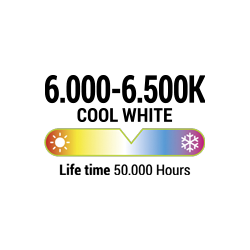 Lampara de arco LED - Darth Black