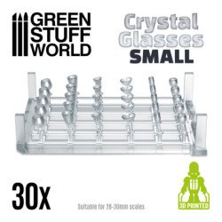 Vasos de cristal - Copas pequeñas 1:48-1:35