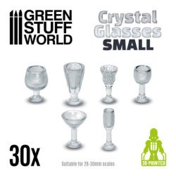 Vasos de cristal - Copas pequeñas 1:48-1:35