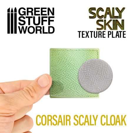 Placa Texturizada - Escamas Corsario