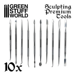 10x Lancetas para Modelar con estuche
