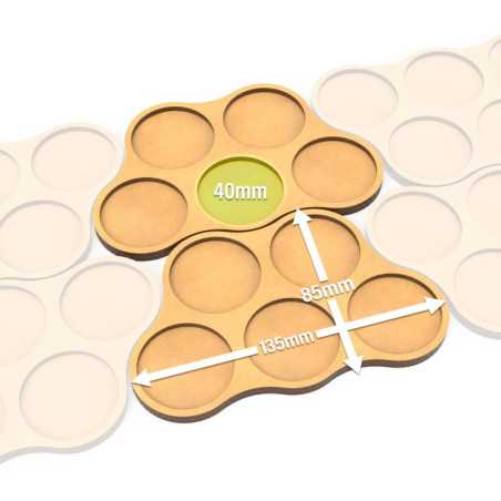 Bandejas de Movimiento DM 40mm x5 - Hostigador