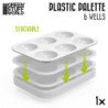 Paleta de Plastico Mezclas Rectangular