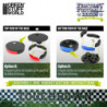 Peanas compatibles Blood Bowl 32mm con Skill Rings