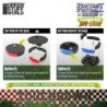 Peanas compatibles Blood Bowl 40mm con Skill Rings