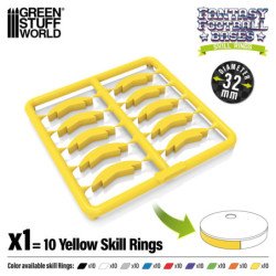 Anillos de habilidad 32mm Amarillo